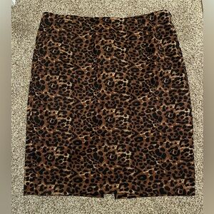 Old Navy leopard pencil skirt